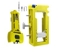 Digne de charnière de porte - Disposeur d'installation réglable pour le verrou, modèle d'alignement de précision, guide de coupe standard | Hinge Mortise Kit for Professionals Woodworkers Carpenters B