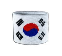 Digni® Bracelet éponge Motif Corée du Sud pour Poignet, Bracelet de Sport Anti-Transpiration pour Supporters et événements