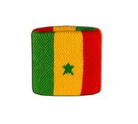 Digni® Bracelet éponge Motif Sénégal pour Poignet, Bracelet de Sport Anti-Transpiration pour Supporters et événements