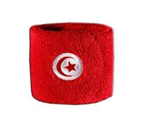 Digni® Bracelet éponge Motif Tunisie pour Poignet, Bracelet de Sport Anti-Transpiration pour Supporters et événements