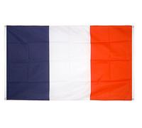 Digni Drapeau de Balcon (avec 4 Oeillets) France - 90 x 150 cm Sticker Gratuit