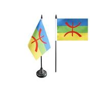Digni® Drapeau de Table Berbère Amazigh, Mini Drapeau