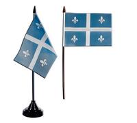Digni® Drapeau de Table Canada Quebec, Mini Drapeau - 10 x 15 cm