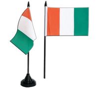 Digni® Drapeau de Table Côte D'Ivoire, Mini Drapeau - 10 x 15 cm
