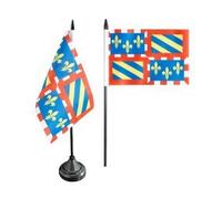Digni® Drapeau de Table France Bourgogne, Mini Drapeau - 10 x 15 cm