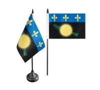 Digni® Drapeau de Table France Guadeloupe, Mini Drapeau - 10 x 15 cm