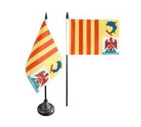 Digni® Drapeau de Table France Provence Alpes Côte d'Azur, Mini Drapeau - 10 x 15 cm