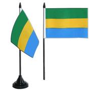 Digni® Drapeau de Table Gabon, Mini Drapeau - 10 x 15 cm