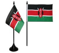 Digni® Drapeau de Table Kenya, Mini Drapeau - 10 x 15 cm