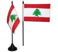 Digni® Drapeau de Table Liban, Mini Drapeau - 10 x 15 cm