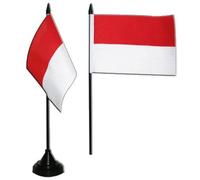 Digni® Drapeau de Table Monaco, Mini Drapeau - 10 x 15 cm