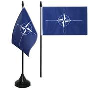 Digni® Drapeau de Table OTAN, Mini Drapeau - 10 x 15 cm