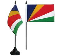 Digni® Drapeau de Table Seychelles, Mini Drapeau - 10 x 15 cm