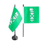 Digni® Drapeau de Table Suisse Canton Saint-Gall St-Gallen, Mini Drapeau - 12 x 12 cm