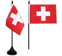 Digni® Drapeau de Table Suisse, Mini Drapeau - 10 x 15 cm