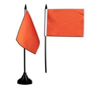 Digni® Drapeau de Table Unicolore Orange, Mini Drapeau - 10 x 15 cm