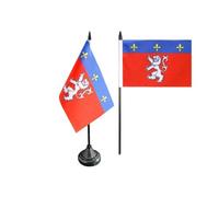 Digni® Drapeau de Table Ville de Lyon, Mini Drapeau