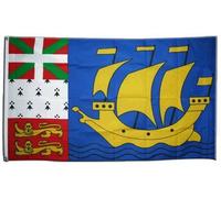 Digni Drapeau France Saint-Pierre-et-Miquelon - 90 x 150 cm Sticker Gratuit