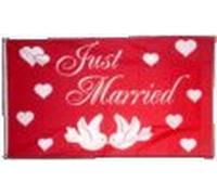 Digni® Drapeau Just Married 90 x 150 cm