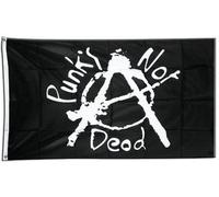 Digni Drapeau Punk's Not Dead - 90 x 150 cm Sticker Gratuit