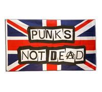 Digni® Drapeau Royaume-Uni Punks Not Dead 90 x 150 cm