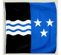 Digni Drapeau Suisse Canton Argovie Aargau - 120 x 120 cm