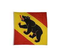 Digni Drapeau Suisse Canton Berne Bern - 120 x 120 cm Sticker Gratuit