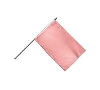 Digni® Drapeau Unicolore Rose sur hampe
