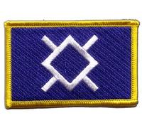 Digni Écusson brodé Flag Patch Amérindien Cheyenne - 8 x 6 cm