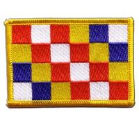 Digni Écusson brodé Flag Patch Belgique Antwerpen Anvers - 8 x 6 cm