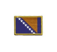 Digni Écusson brodé Flag Patch Bosnie-Herzégovine - 8 x 6 cm