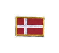 Digni Écusson brodé Flag Patch Danemark - 8 x 6 cm