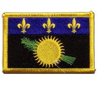 Digni Écusson brodé Flag Patch France Guadeloupe - 8 x 6 cm