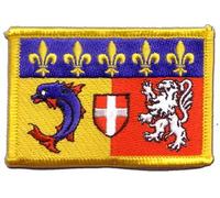 Digni Écusson brodé Flag Patch France Rhône-Alpes - 8 x 6 cm