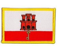 Digni Écusson brodé Flag Patch Gibraltar - 8 x 6 cm