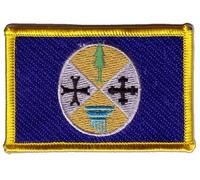 Digni Écusson brodé Flag Patch Italie Calabre - 8 x 6 cm