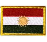 Digni Écusson brodé Flag Patch Kurdistan - 8 x 6 cm