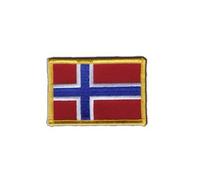 Digni Écusson brodé Flag Patch Norvège - 8 x 6 cm