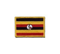 Digni Écusson brodé Flag Patch Ouganda - 8 x 6 cm