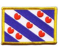 Digni Écusson brodé Flag Patch Pays-Bas Frise - 8 x 6 cm