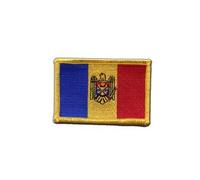Digni Écusson brodé Flag Patch République Moldavie - 8 x 6 cm