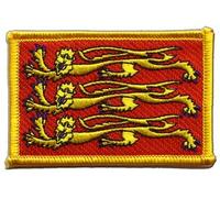 Digni Écusson brodé Flag Patch Royaume-Uni Richard Coeur de Lion - 8 x 6 cm