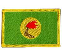 Digni Écusson brodé Flag Patch Zaire - 8 x 6 cm