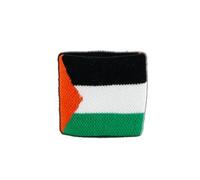Digni® Lot de 2 Bracelets éponge Motif Palestine pour Poignets, Accessoires de Sport Anti-Transpiration pour Supporters et événements