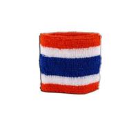 Digni® Lot de 2 Bracelets éponge Motif Thaïlande pour Poignets, Accessoires de Sport Anti-Transpiration pour Supporters et événements