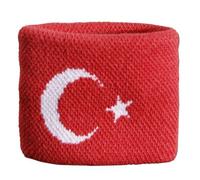 Digni® Lot de 2 Bracelets éponge Motif Turquie pour Poignets, Accessoires de Sport Anti-Transpiration pour Supporters et événements