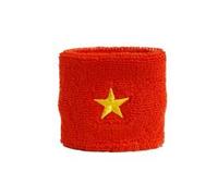 Digni® Lot de 2 Bracelets éponge Motif Vietnam pour Poignets, Accessoires de Sport Anti-Transpiration pour Supporters et événements