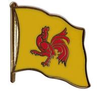 Digni Pin's (épinglette) Drapeau Belgique Wallonie - 2 x 2 cm