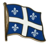 Digni Pin's (épinglette) Drapeau Canada Quebec - 2 x 2 cm