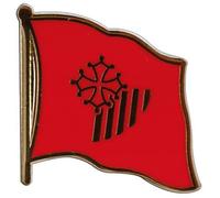 Digni Pin's (épinglette) Drapeau France Languedoc-Roussillon - 2 x 2 cm